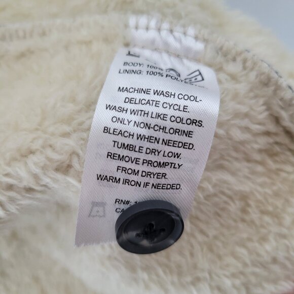 Telluride Sherpa Lined Plaid Flannel Shacket Jacket Cozy Cabincore Layer - Picture 9 of 10